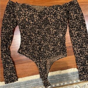 Off the shoulder bodysuit